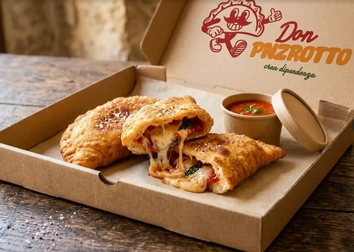 Panzerotti nella confezione Don Panzerotto con ripieno filante